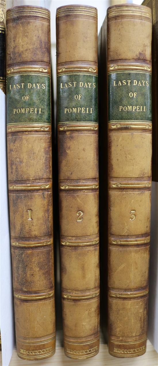 Lytton, Edward George Earle Bowler - The Last Day of Pompeii, 1st edition,